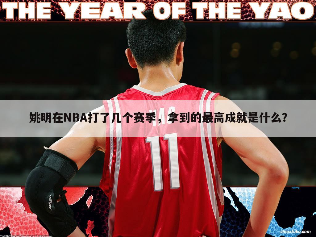 姚明在NBA打了几个赛季，拿到的最高成就是什么？