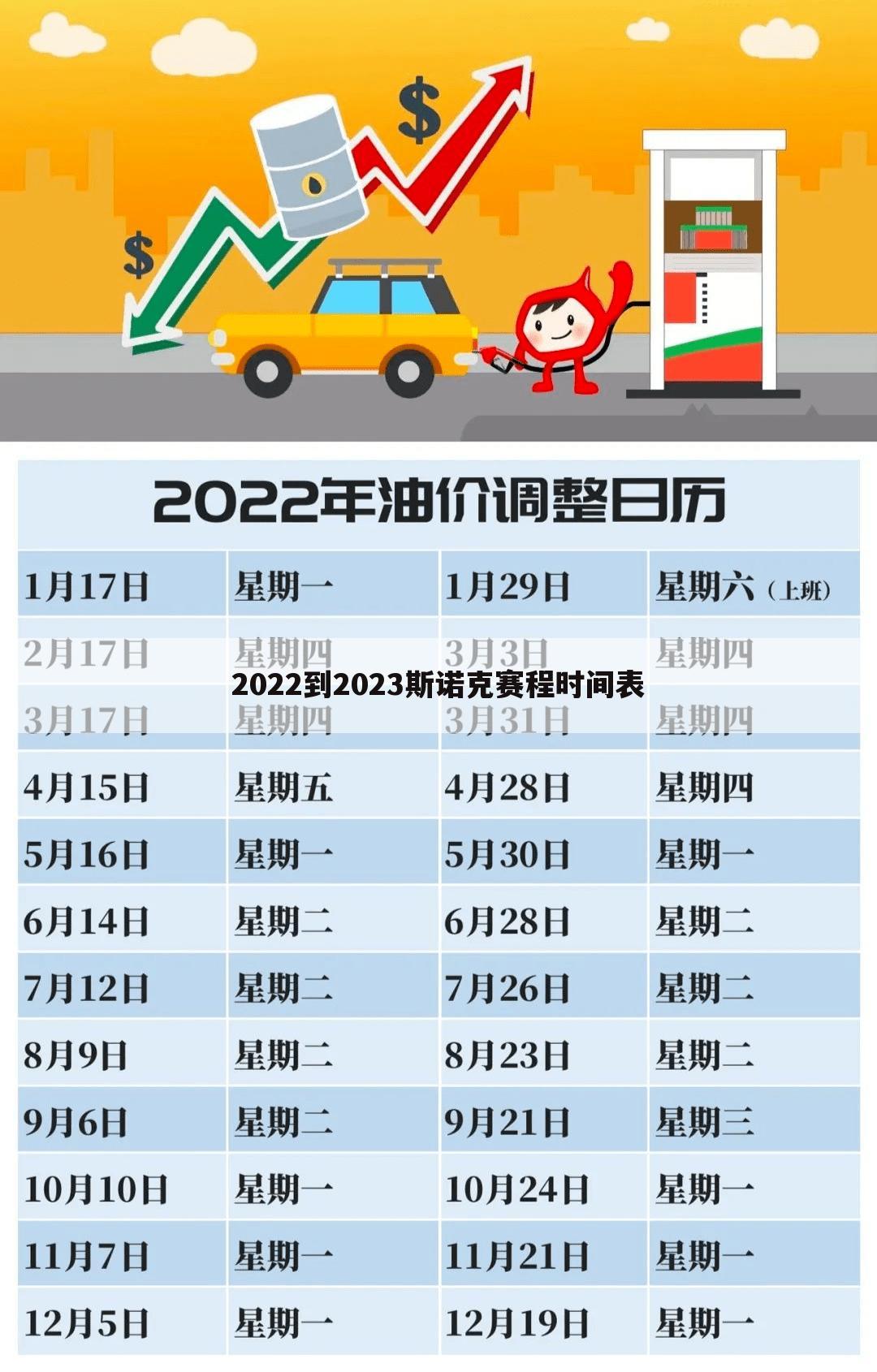 2022到2023斯诺克赛程时间表