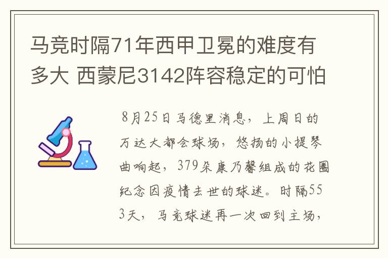 马竞时隔71年西甲卫冕的难度有多大 西蒙尼3142阵容稳定的可怕