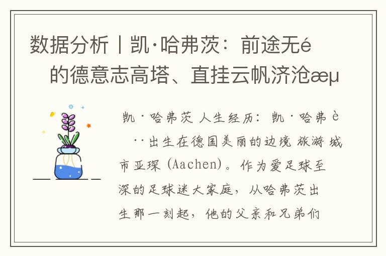 数据分析丨凯·哈弗茨：前途无量的德意志高塔、直挂云帆济沧海