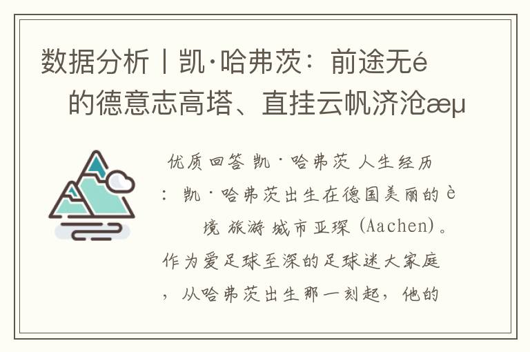 数据分析丨凯·哈弗茨：前途无量的德意志高塔、直挂云帆济沧海