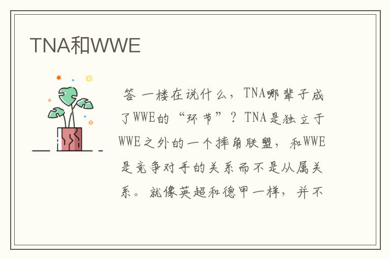 TNA和WWE