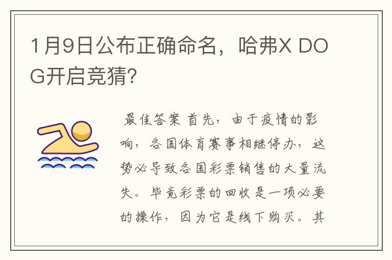 1月9日公布正确命名，哈弗X DOG开启竞猜？