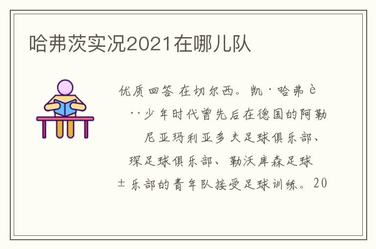 哈弗茨实况2021在哪儿队