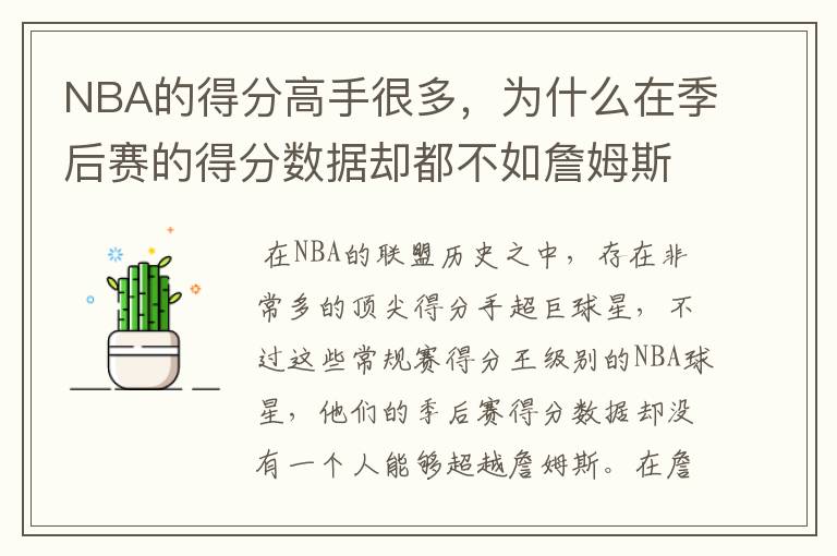 nba季后赛 詹姆斯